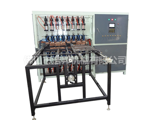 Heat exchanger round tube + iron wire automatic welding machine